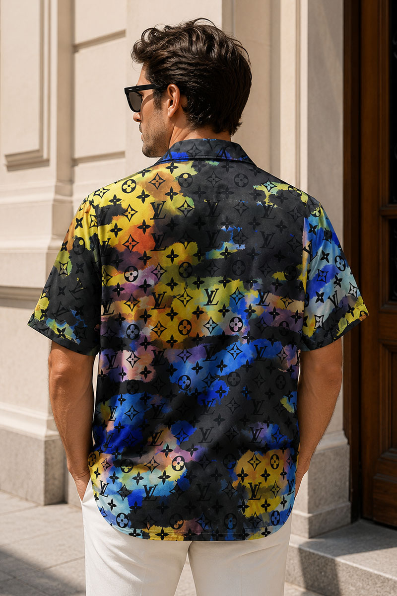 Lоuis Vuittоn Мужская рубашка Monogram Watercolor