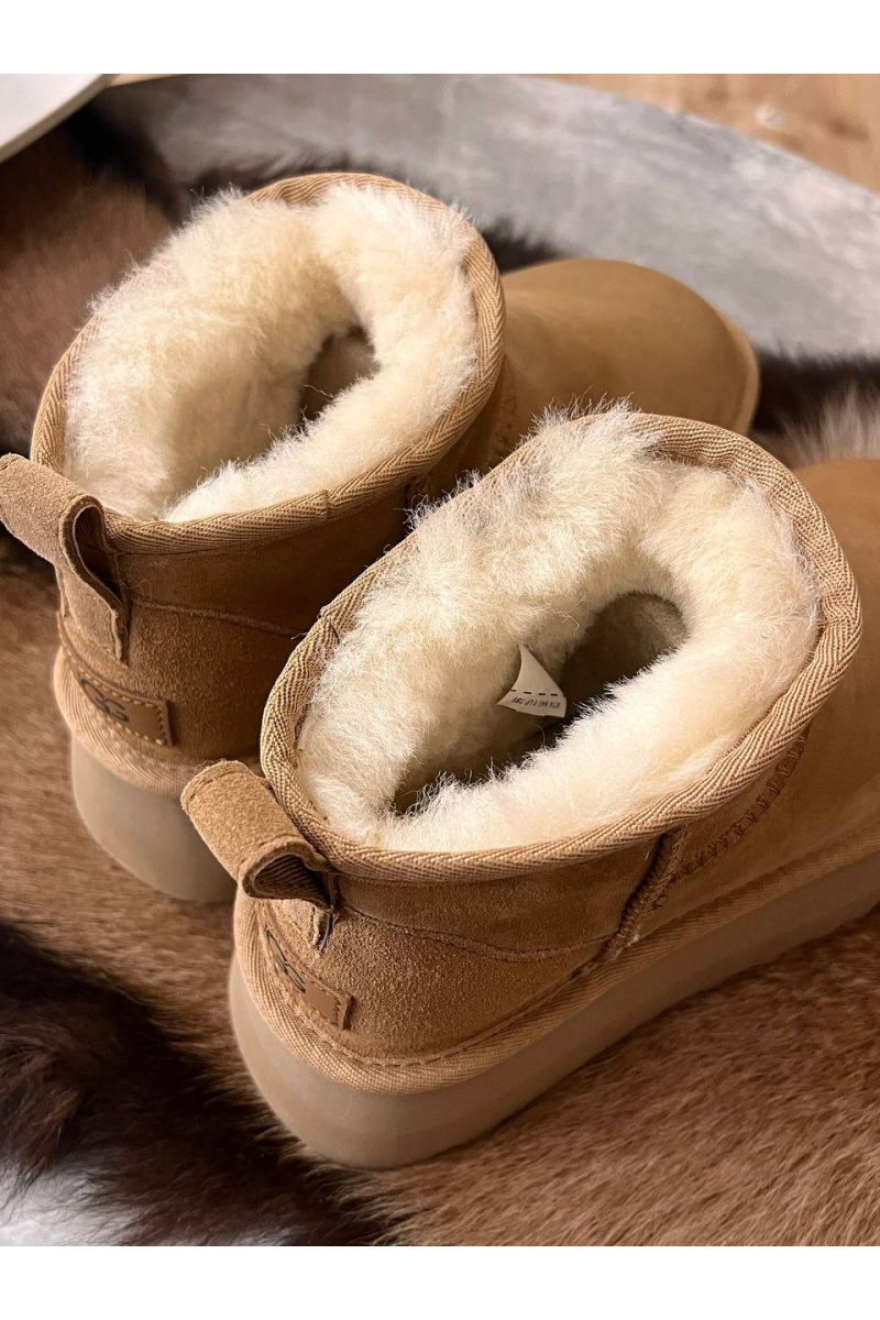 UGG Женские ботинки Classic Ultra Mini Platform - Chestnut