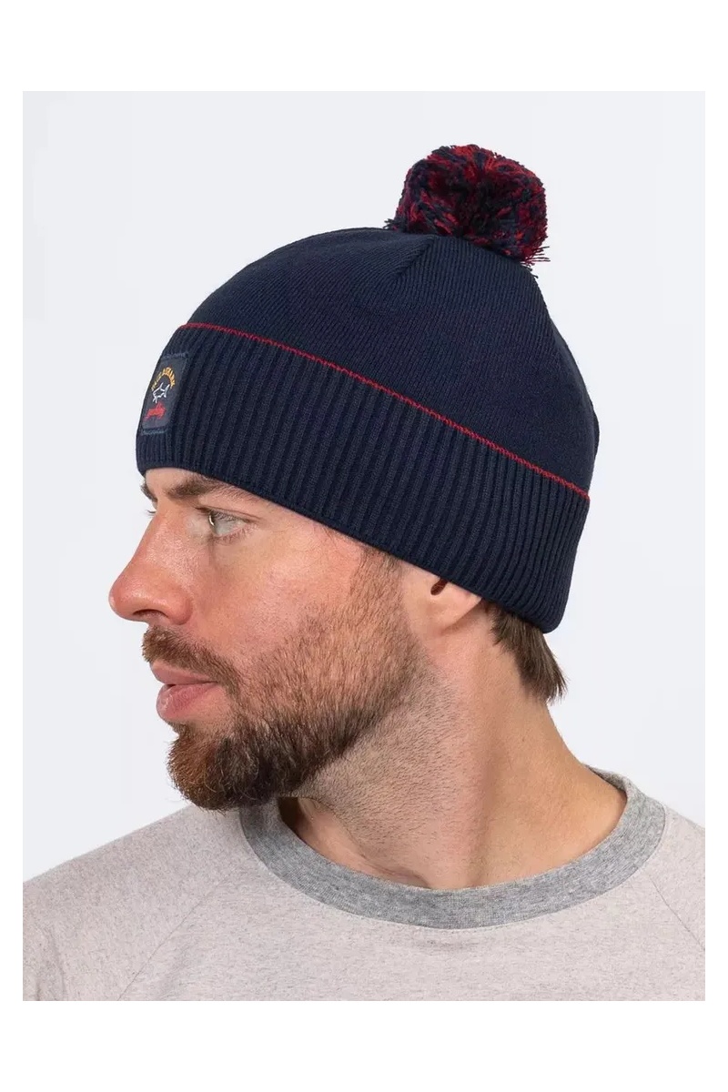 Paul & Shark Шапка на флисе logo-badge - Navy