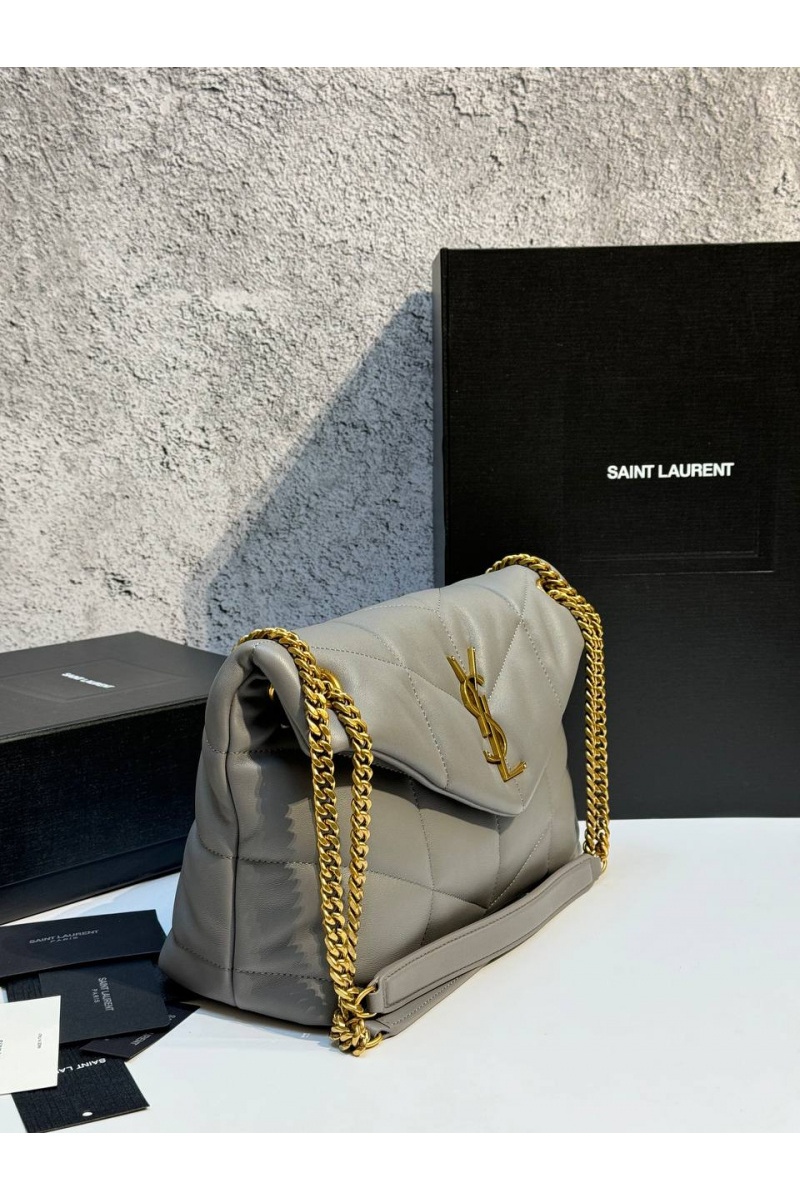 Yves Saint Laurent Кожаная сумка LouLou premium 28x17x9 см
