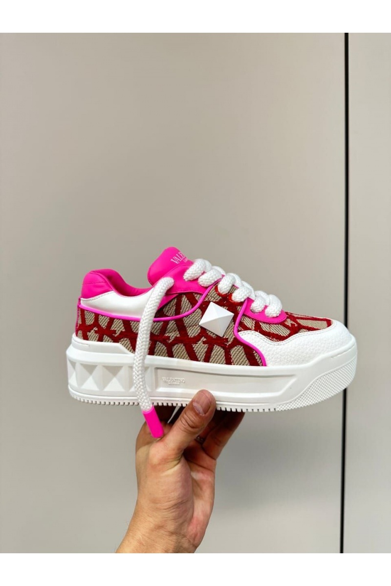 Valentino Женские кроссовки One Stud XL - Pink