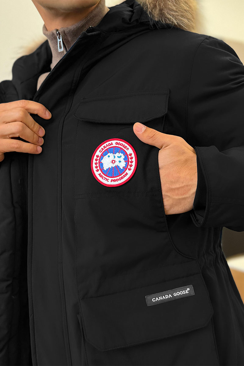 Canada Goose Мужская парка Expedition - Black