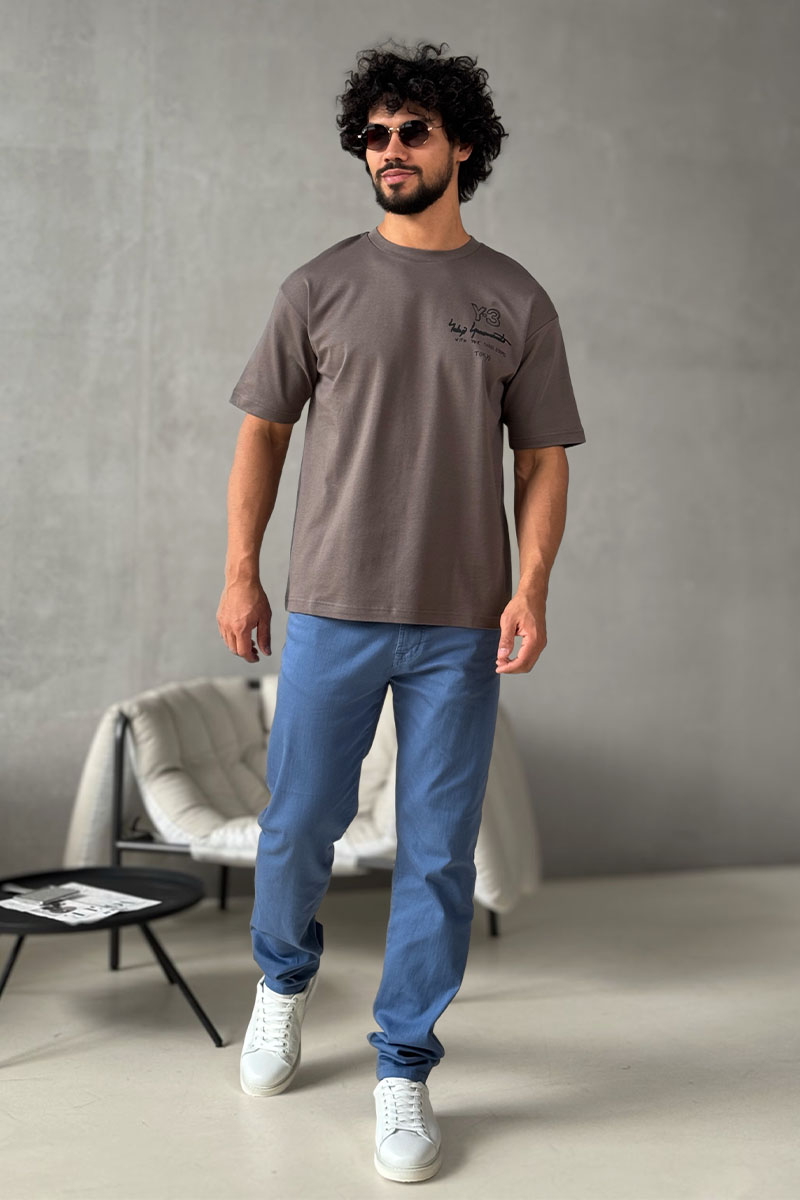 Y-3 Yohji Yamamoto Мужская чёрная футболка 