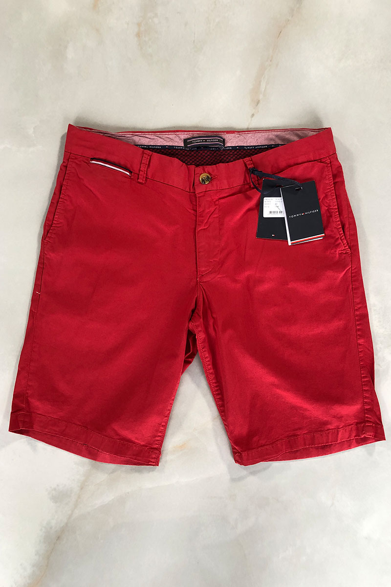 Tommy Hilfiger Мужские красные шорты