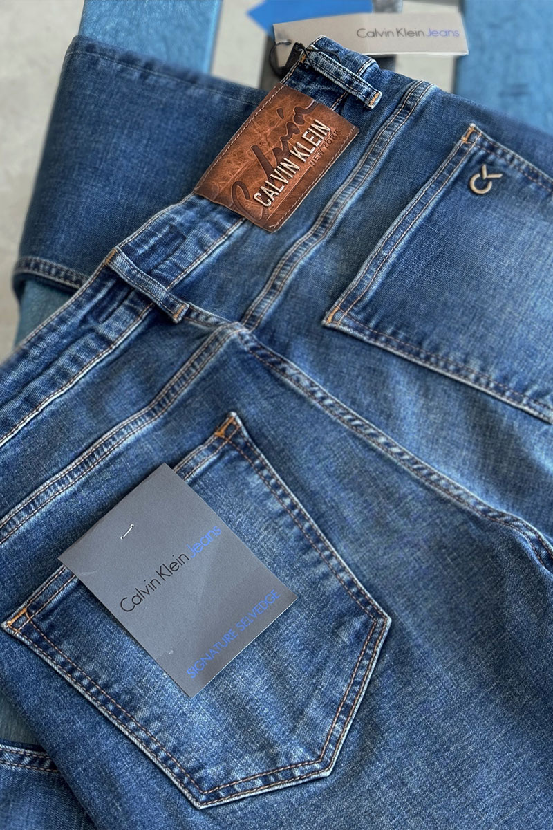 Calvin Klein Мужские синие джинсы