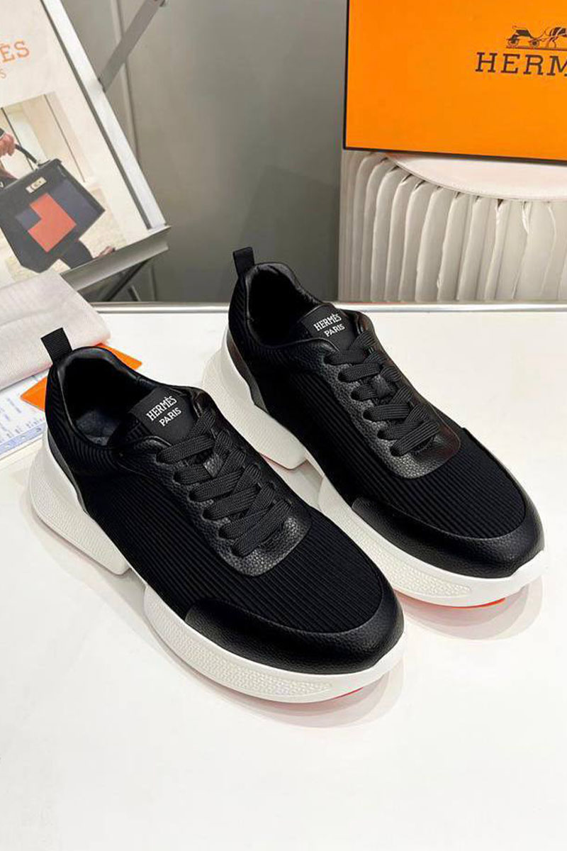 Hermes Мужские кроссовки Drift - Black / White