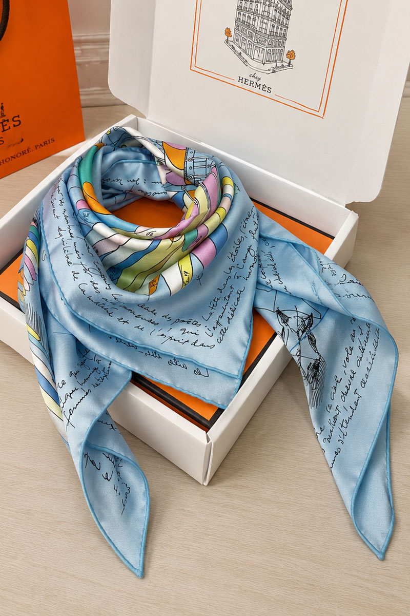 Hermes Платок Harnais Le Pegase premium 87x88 см