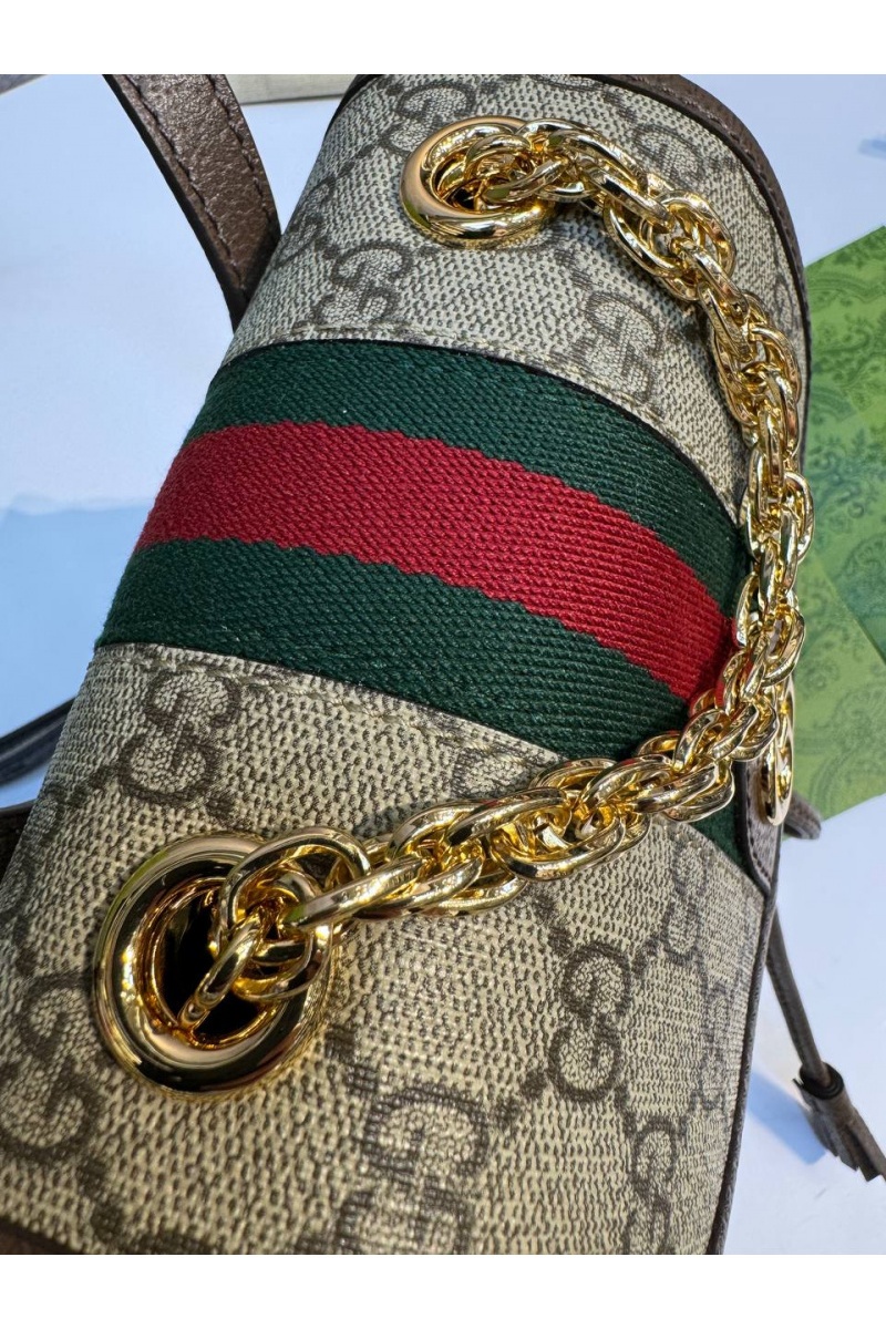 Gucci Рюкзак Ophidia Premium 20.5x20x12 см - Brown