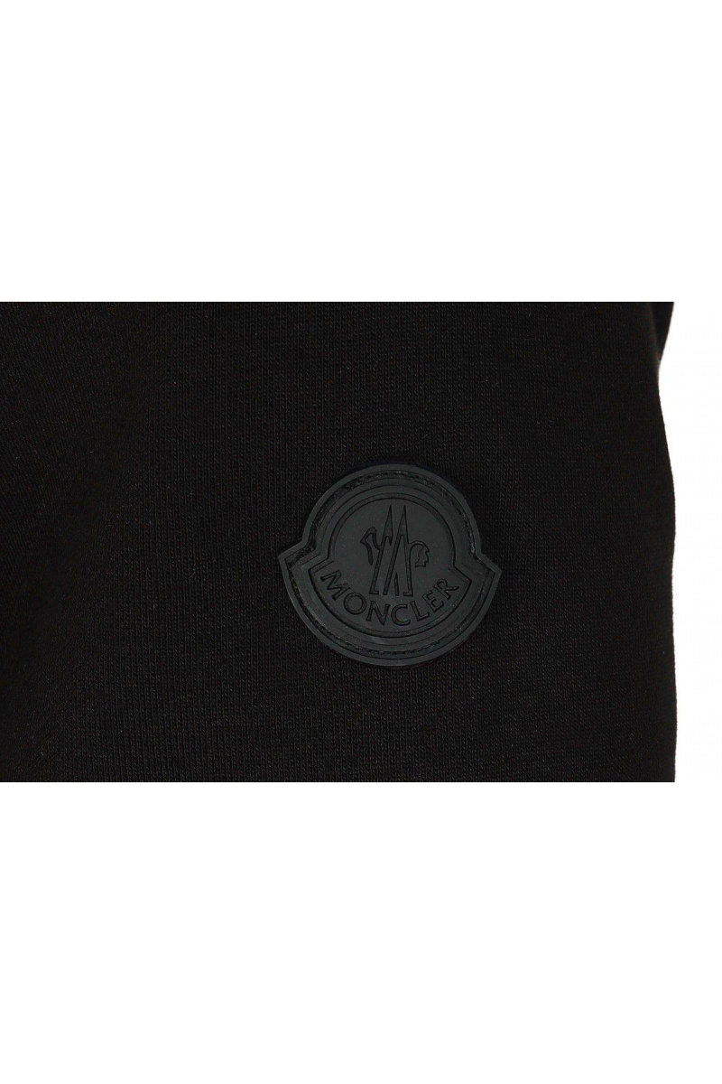 Moncler Мужское серое худи logo-print