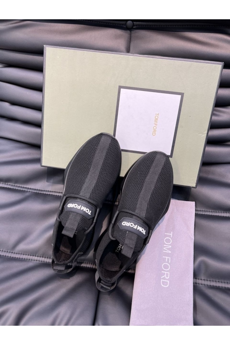Tom Ford Мужские кроссовки чёрного цвета