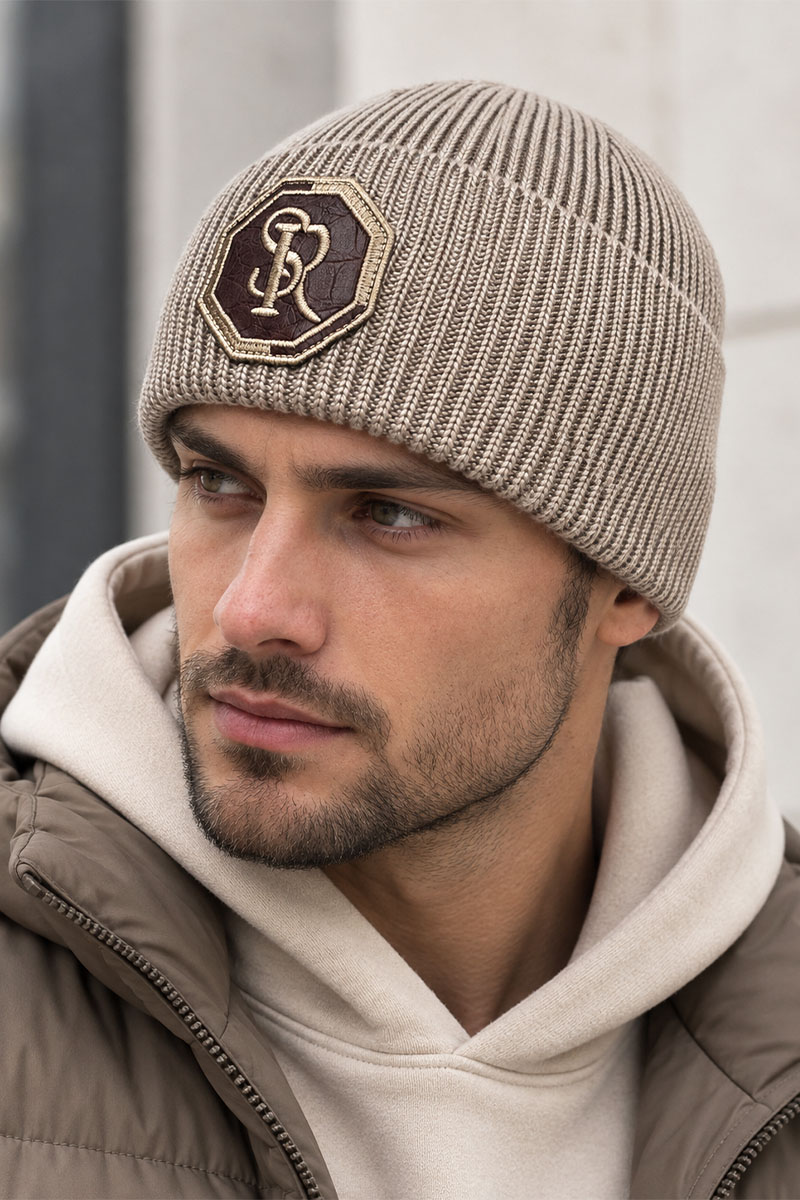 Stеfаnо Riссi Шапка logo-embroidered - Beige