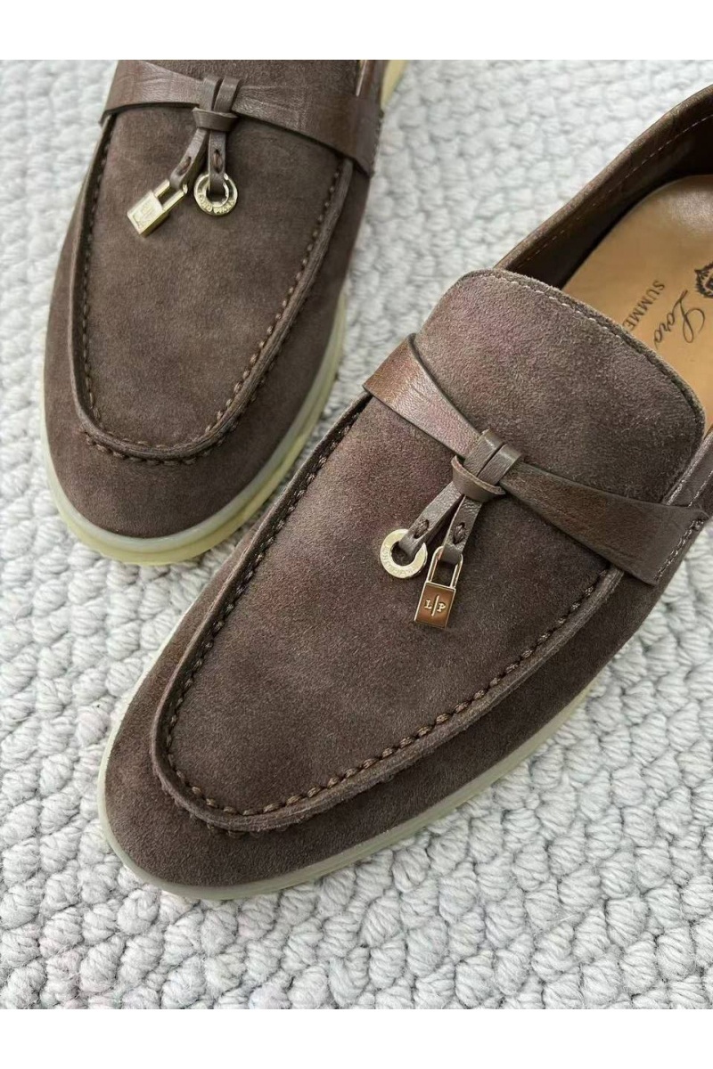 Loro Piana Женские лоферы Summer Charms Walk premium - Brown