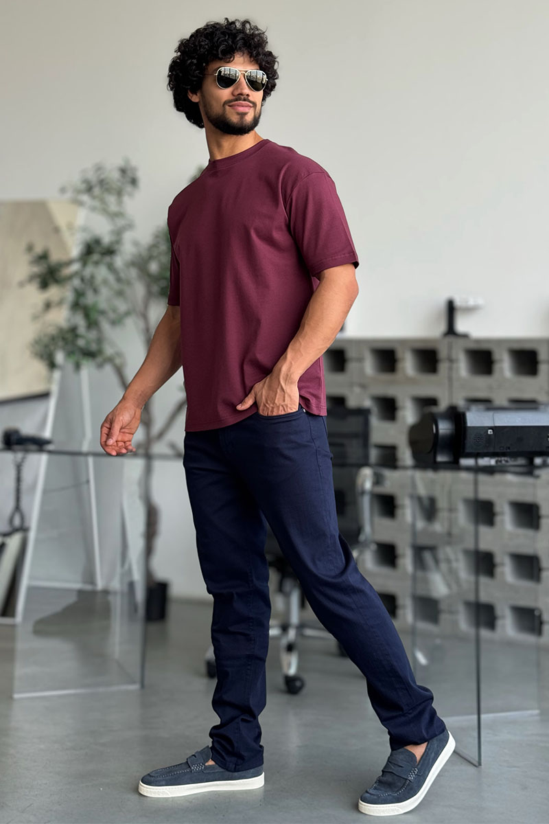 Jacob Cohen Мужские тёмно-синие джинсы 