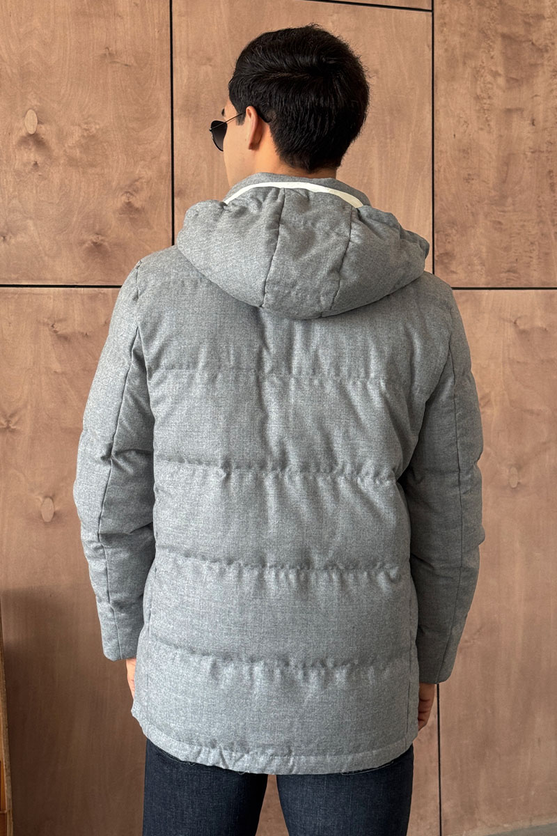 Brunеllо Сuсinеlli Мужской пуховик Premium - Grey 