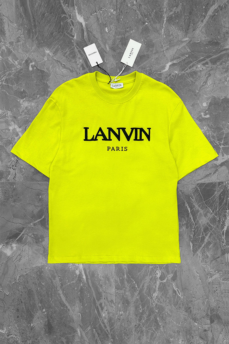 Designer Clothing Салатовая оверсайз футболка block-lettered logo-print