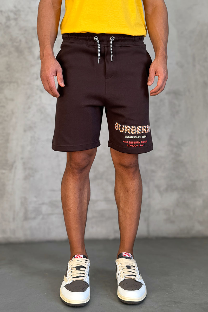 Burberry Мужские шорты Horseferry logo - Brown