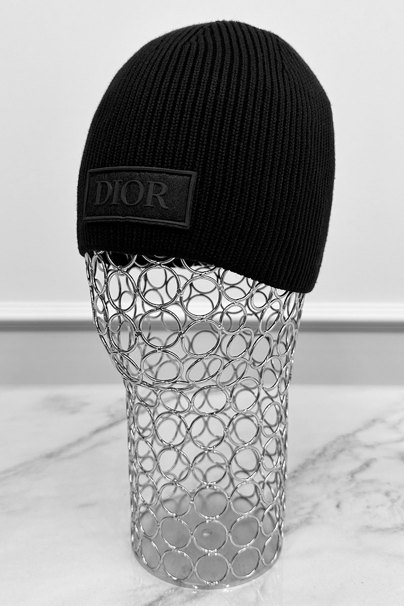 Dior Мужская шапка чёрного цвета