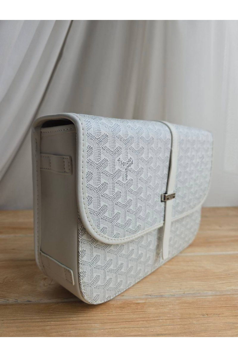 Designer Clothing Кожаная сумка Goyard Belvedere MM 27x21 см