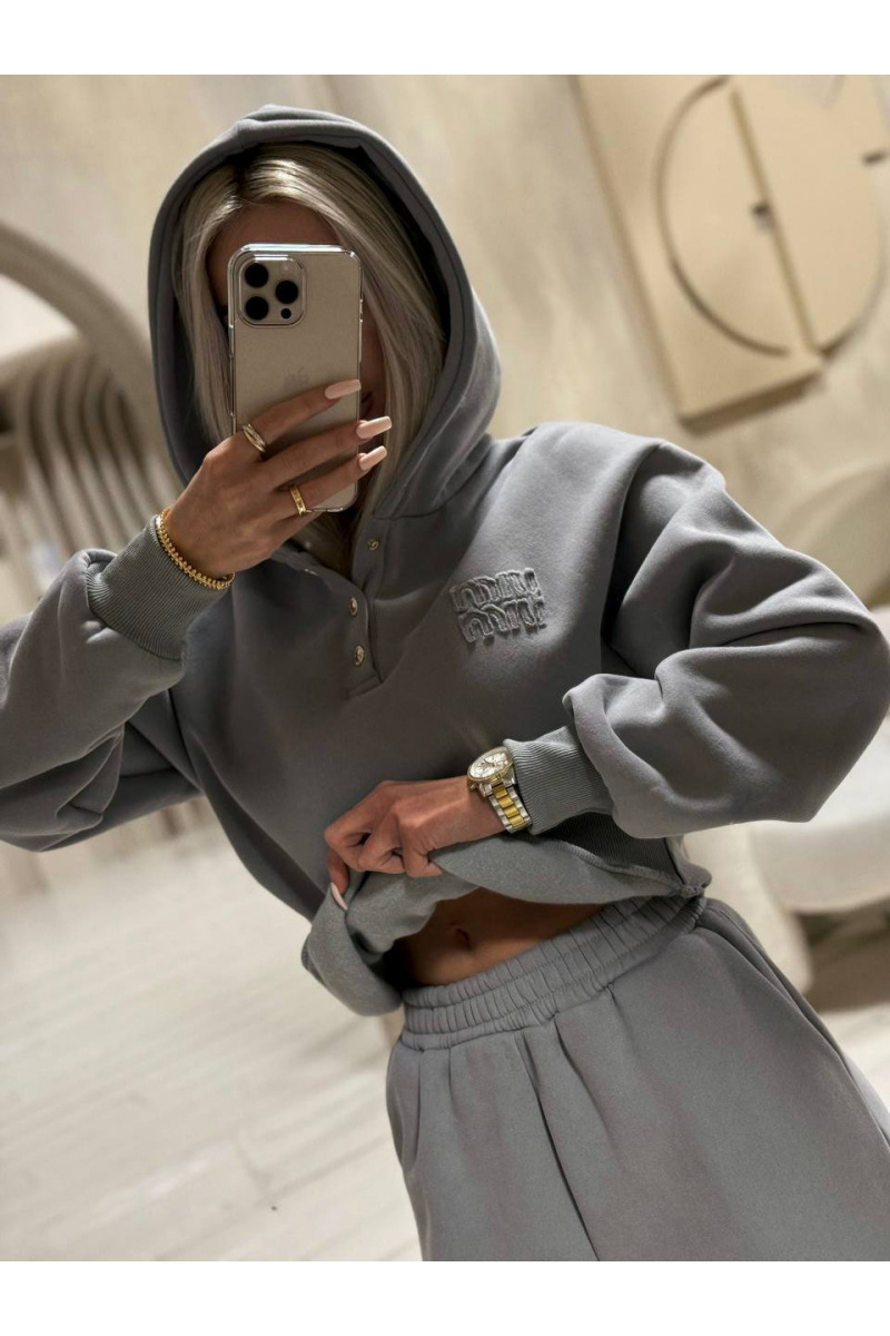 MIU MIU Женский серый костюм тройка 