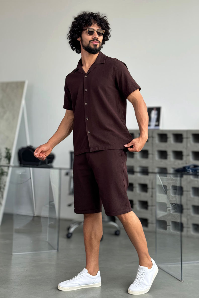 Loro Piana Мужской костюм коричневого цвета