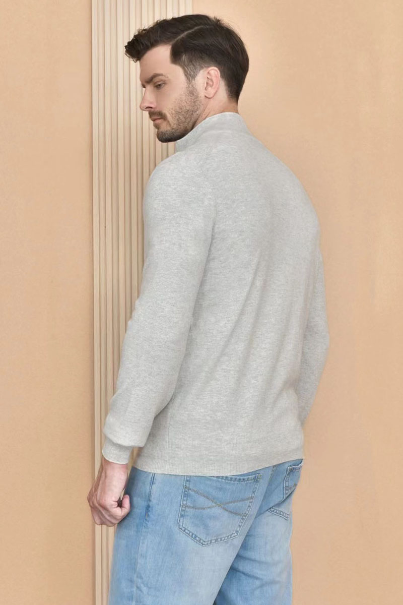 Brunеllо Сuсinеlli Кашемировый свитер Premium - Light Grey