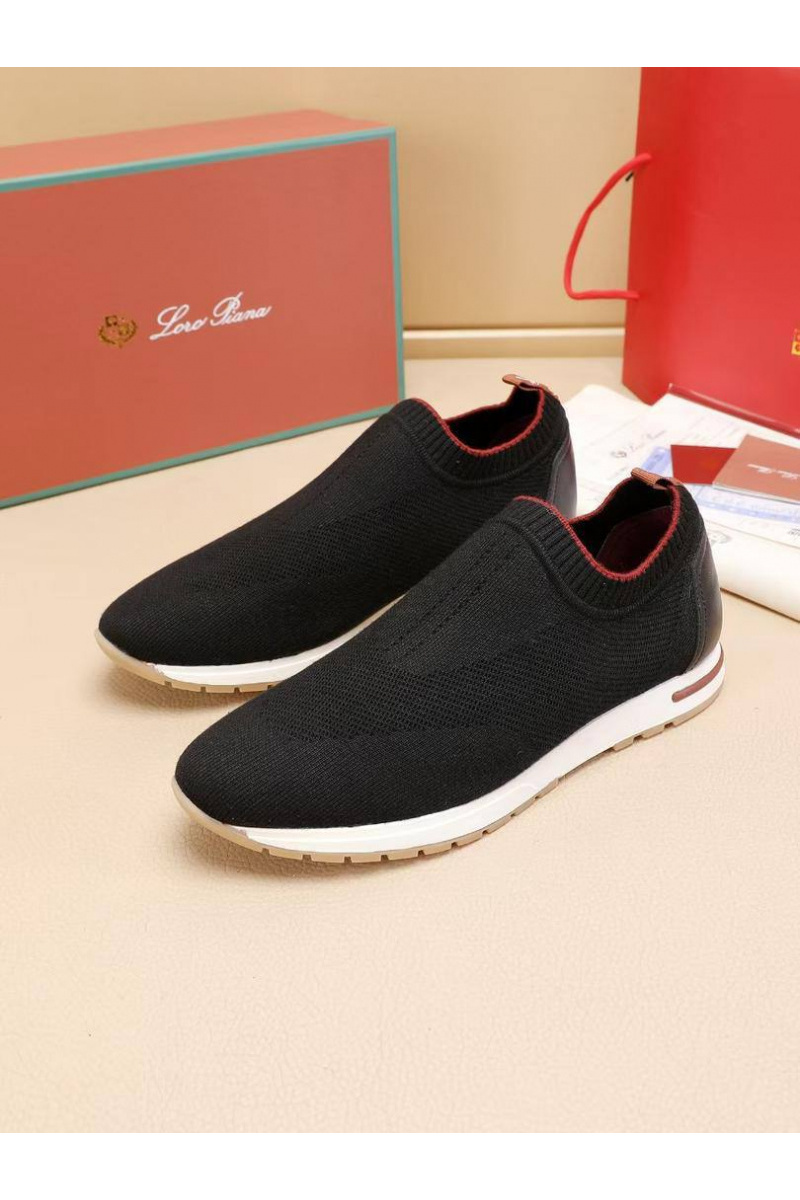 Loro Piana Мужские текстильные кроссовки Lp Flexy Active - Navy