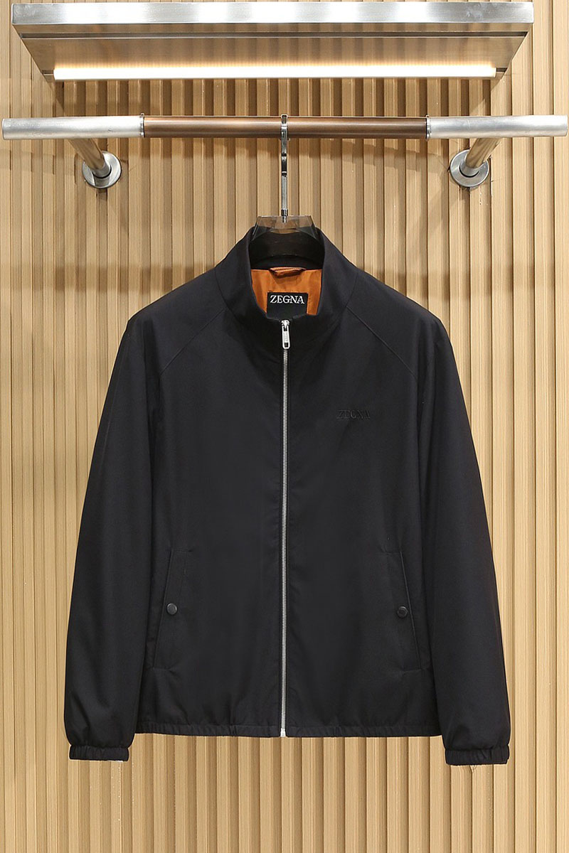 Zegna Мужская чёрная ветровка 