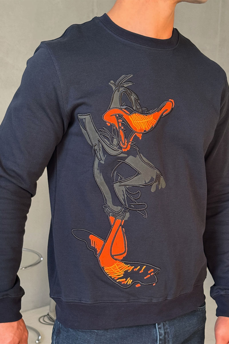 Iceberg Мужской свитшот "Daffy Duck" - Navy