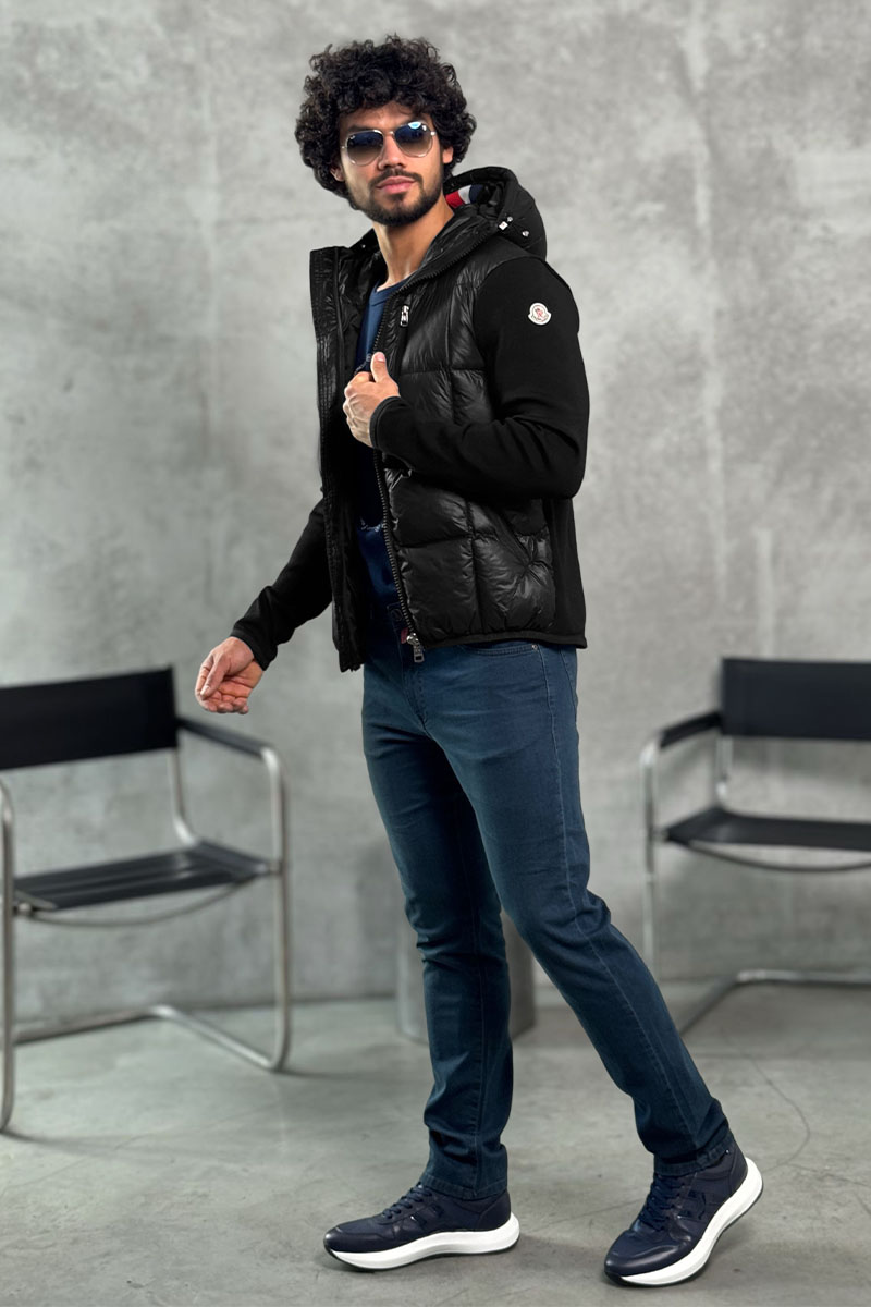 Moncler Куртка с вязаными рукавами 