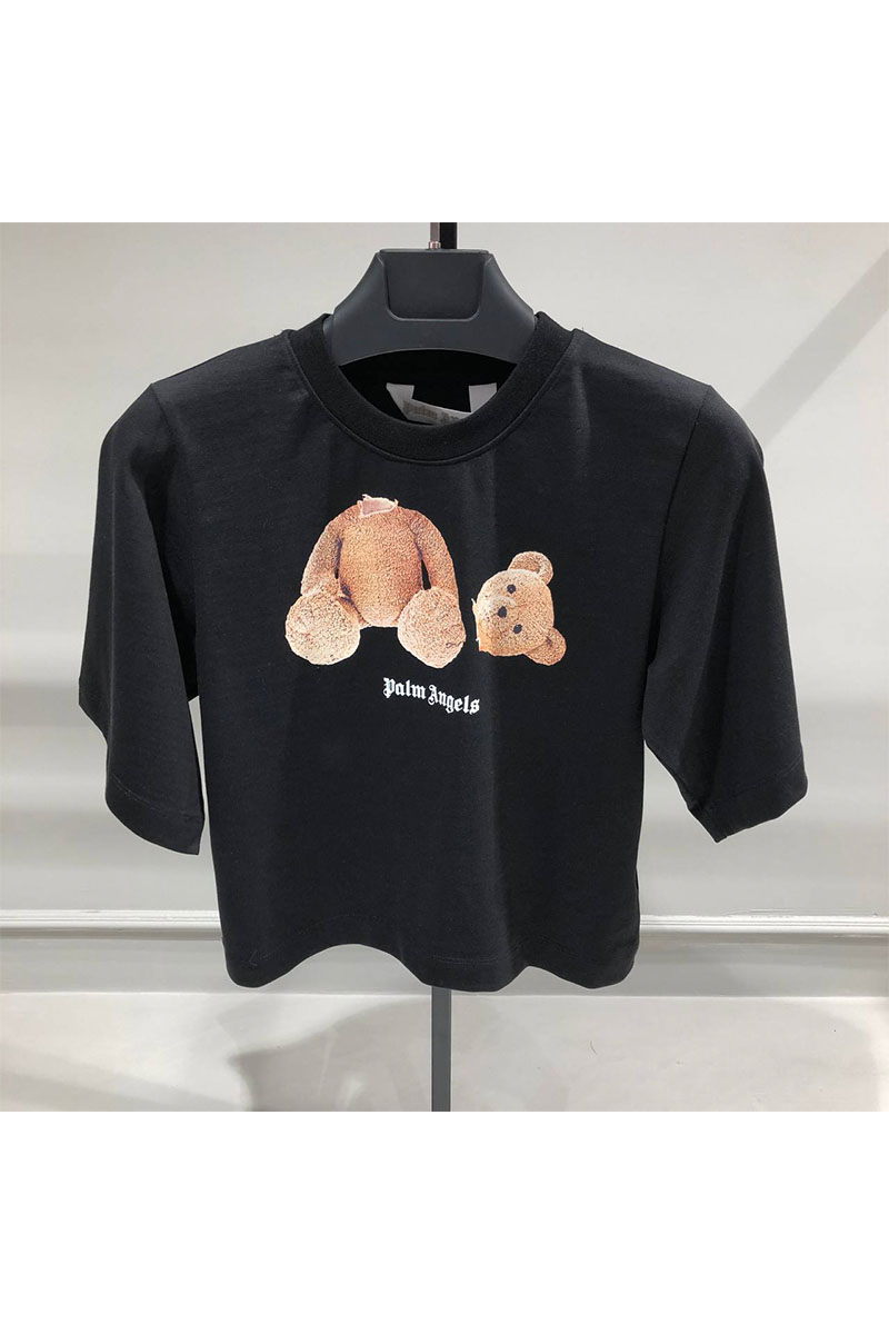 Palm Angels Женская оверсайз футболка Teddy - Black