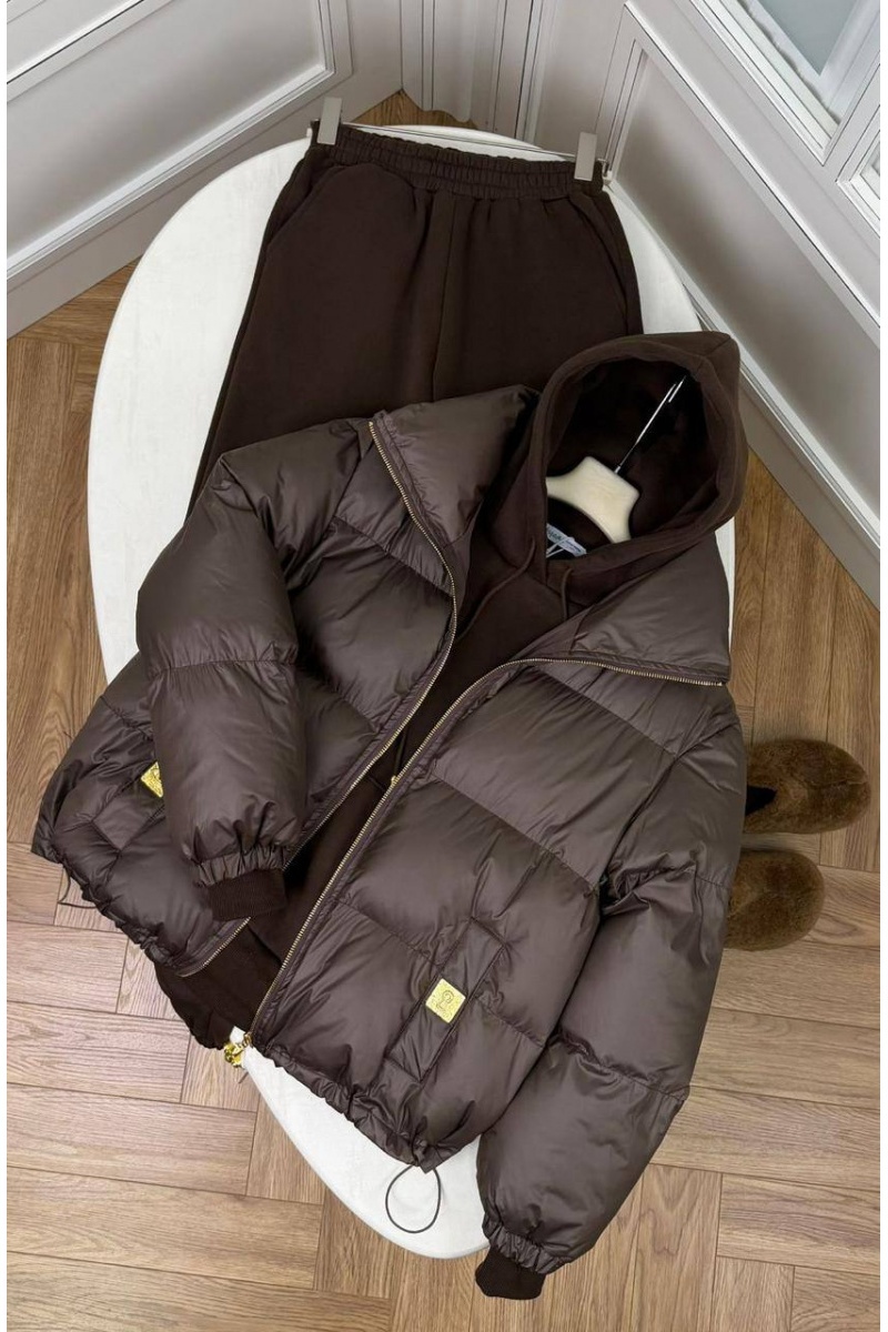 Schiaparelli Женский костюм тройка на флисе premium - Brown