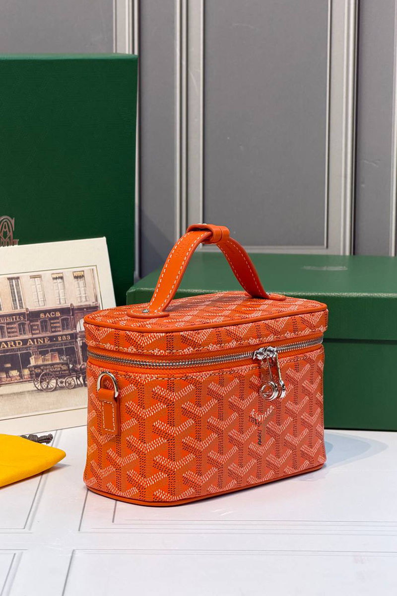 Designer Clothing Кожаная сумка Goyard Muse Mini Vanity ​premium 16,5x10,5x8 см