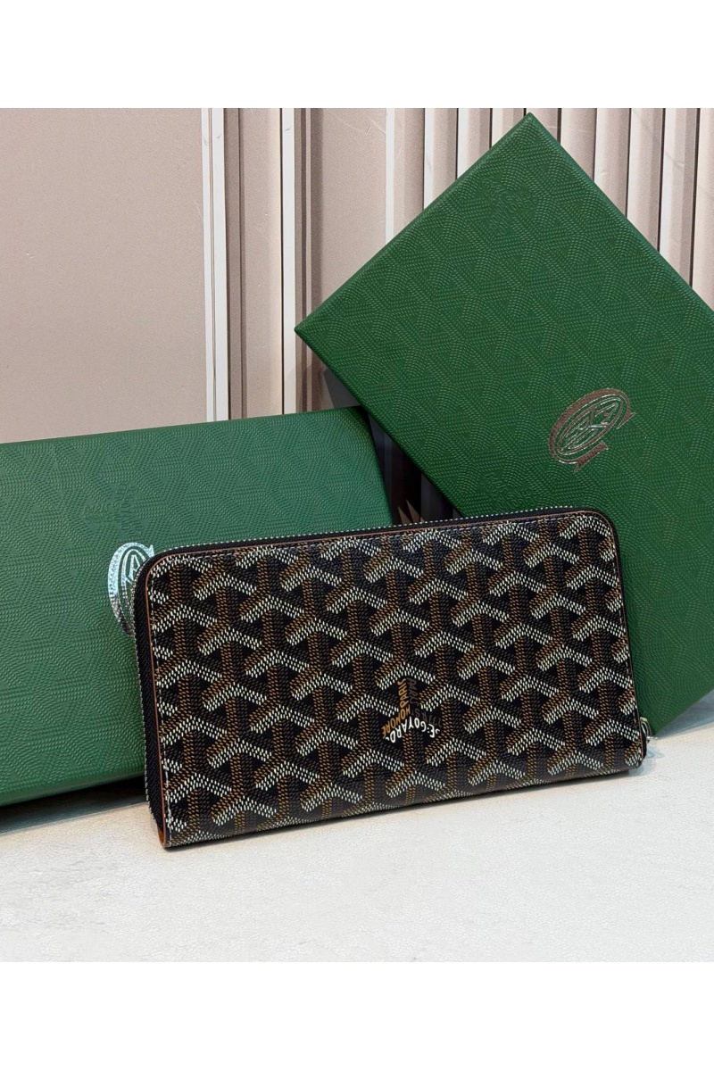 Designer Clothing Кожаное портмоне Goyard Matignon GM premium 20x11x2.3 см