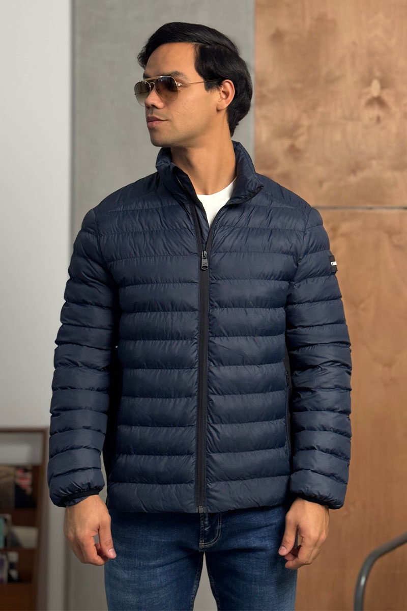 Calvin Klein Мужская куртка side-logo - Navy