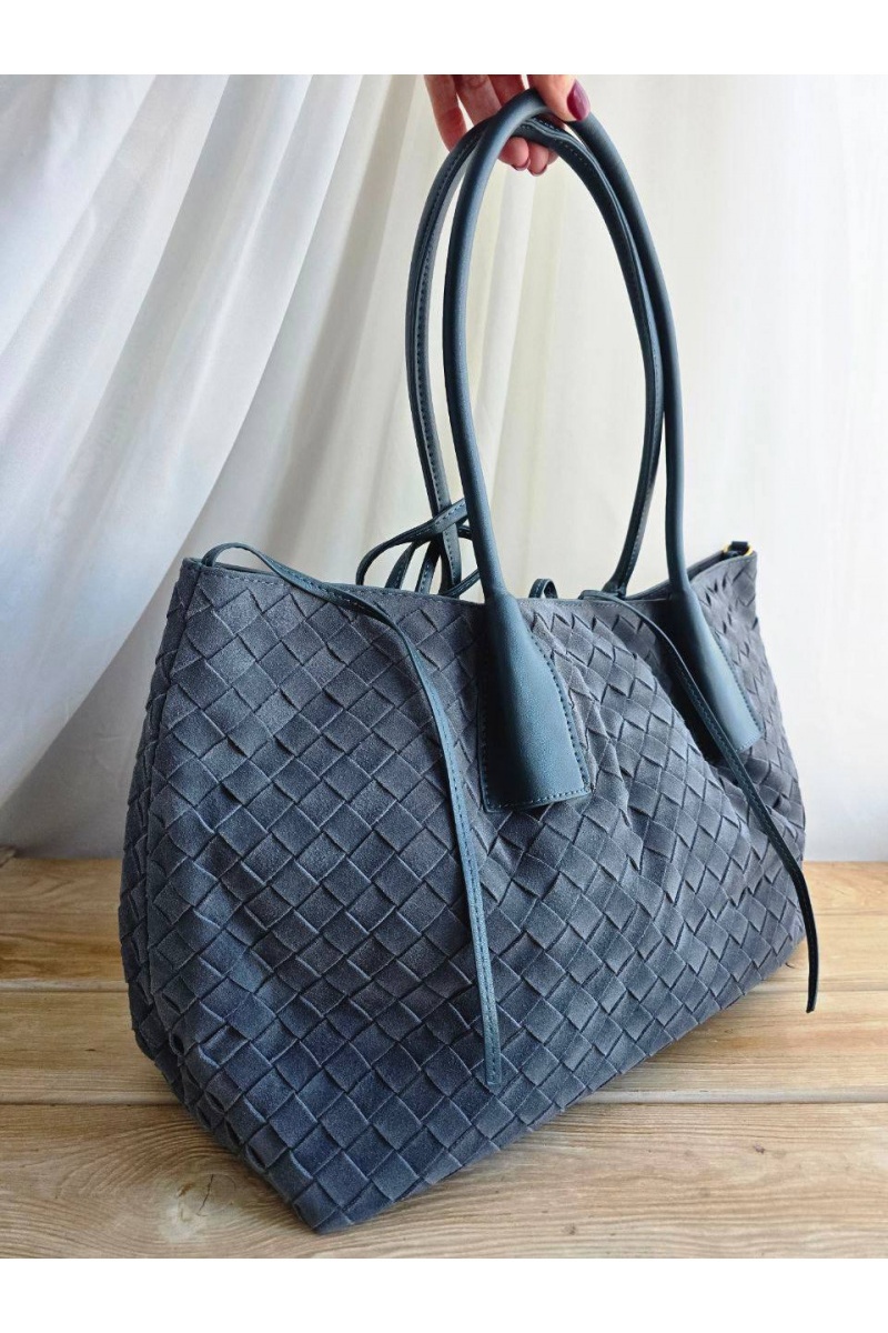BV Замшевая сумка intrecciato 42x26