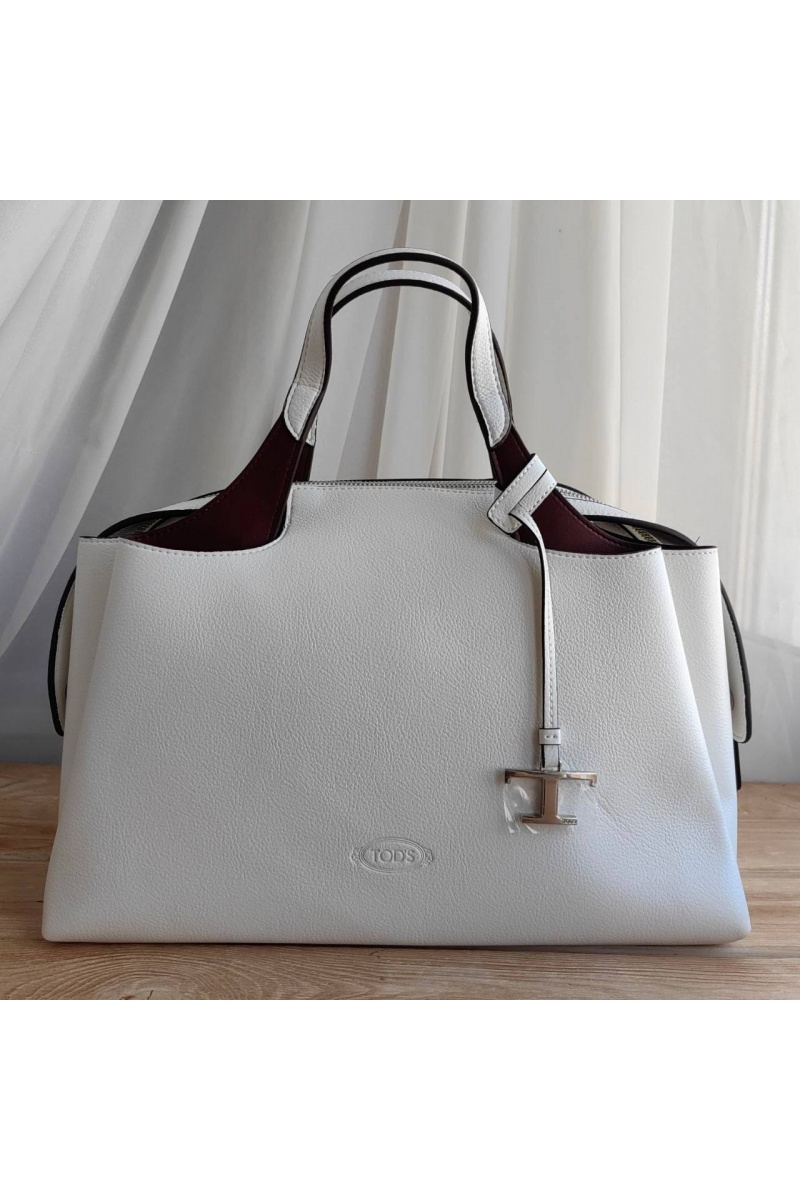 Designer Clothing Женская сумка Tod's Bauletto 36x16.5 см - White