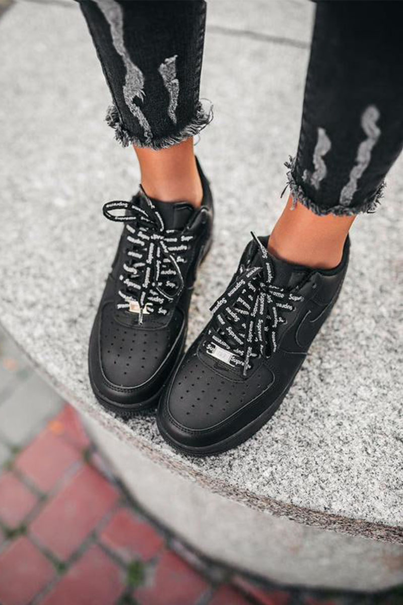 Nike Кроссовки Supreme x AF1 - Black