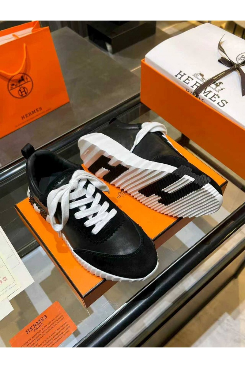Hermes Женские комбинированные кроссовки Bouncing premium