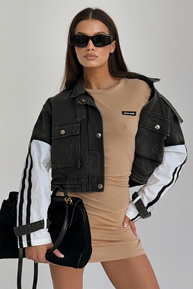 Женская джинсовая куртка 