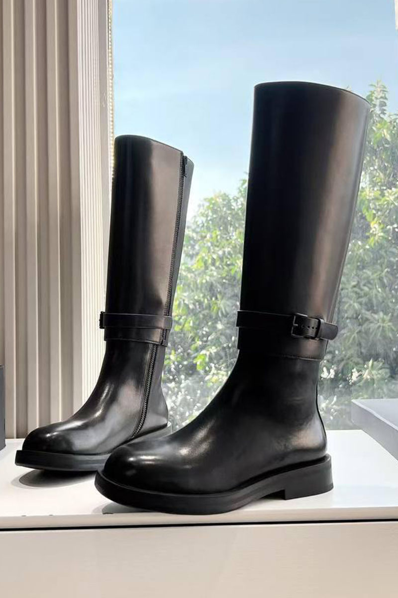 Designer Clothing Женские кожаные сапоги трансформеры Ann Demeulemeester Premium