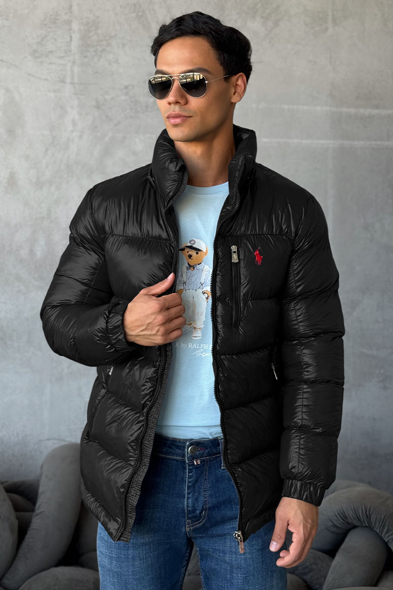 Polo Ralph Lauren Куртка чёрного цвета pony-embroidered