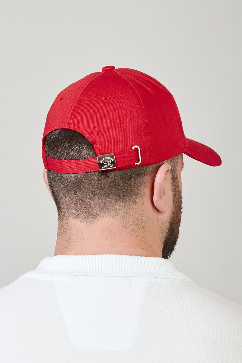 Paul & Shark Мужская красная бейсболка logo-embroidered