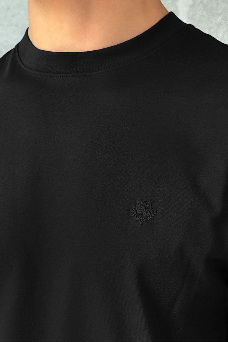 Loro Piana Мужская чёрная футболка