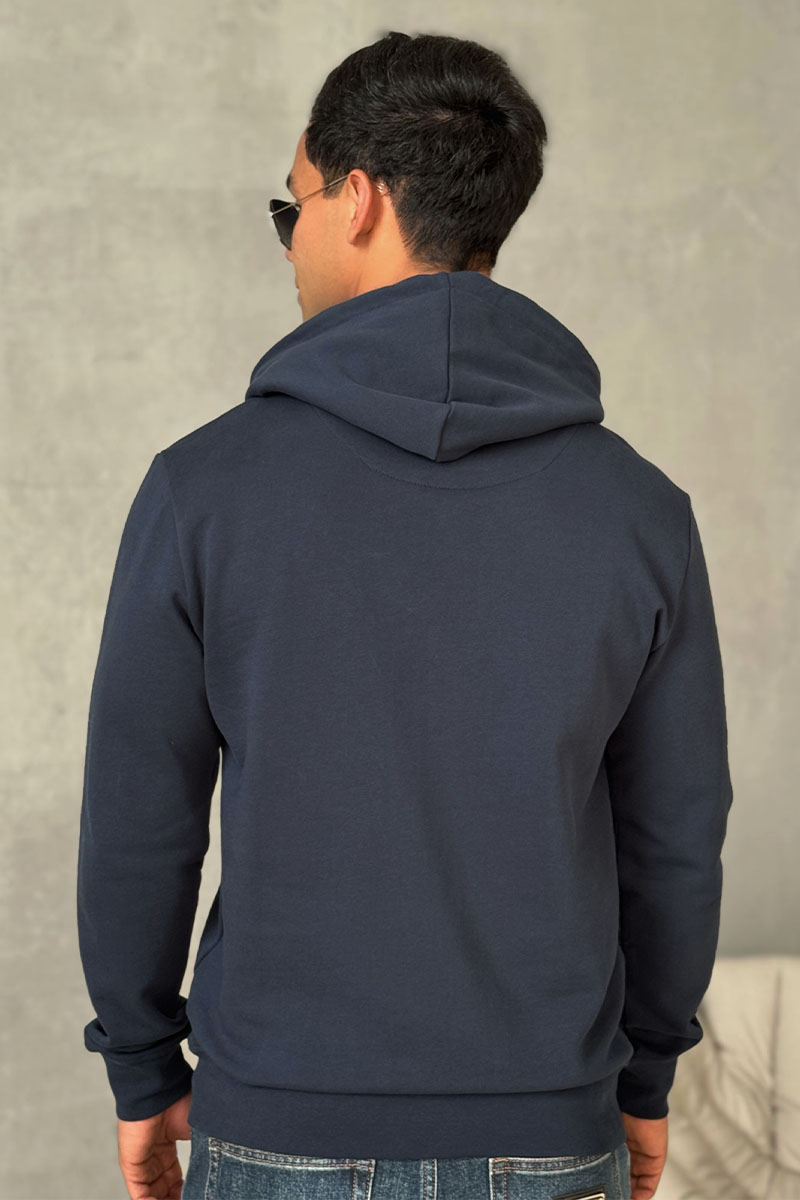 Kenzo Тёмно-синее худи Tiger Head embroidered