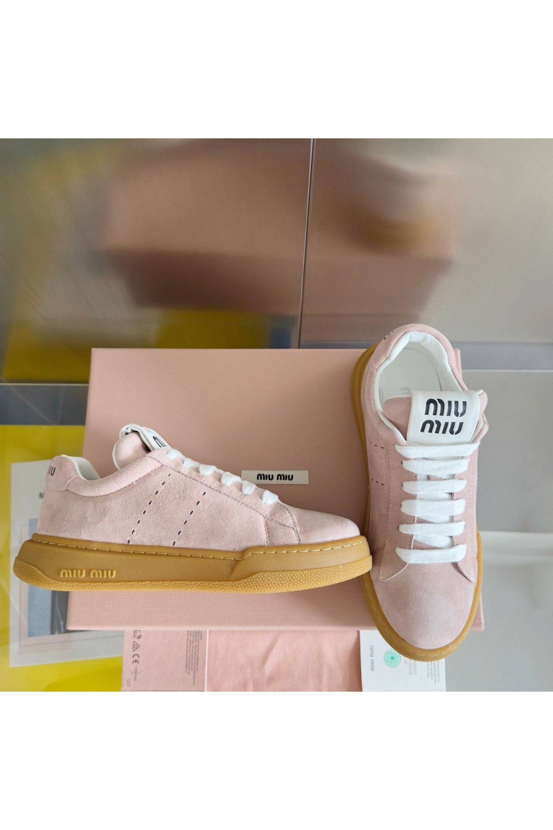 MIU MIU Женские кроссовки Premium - Pink