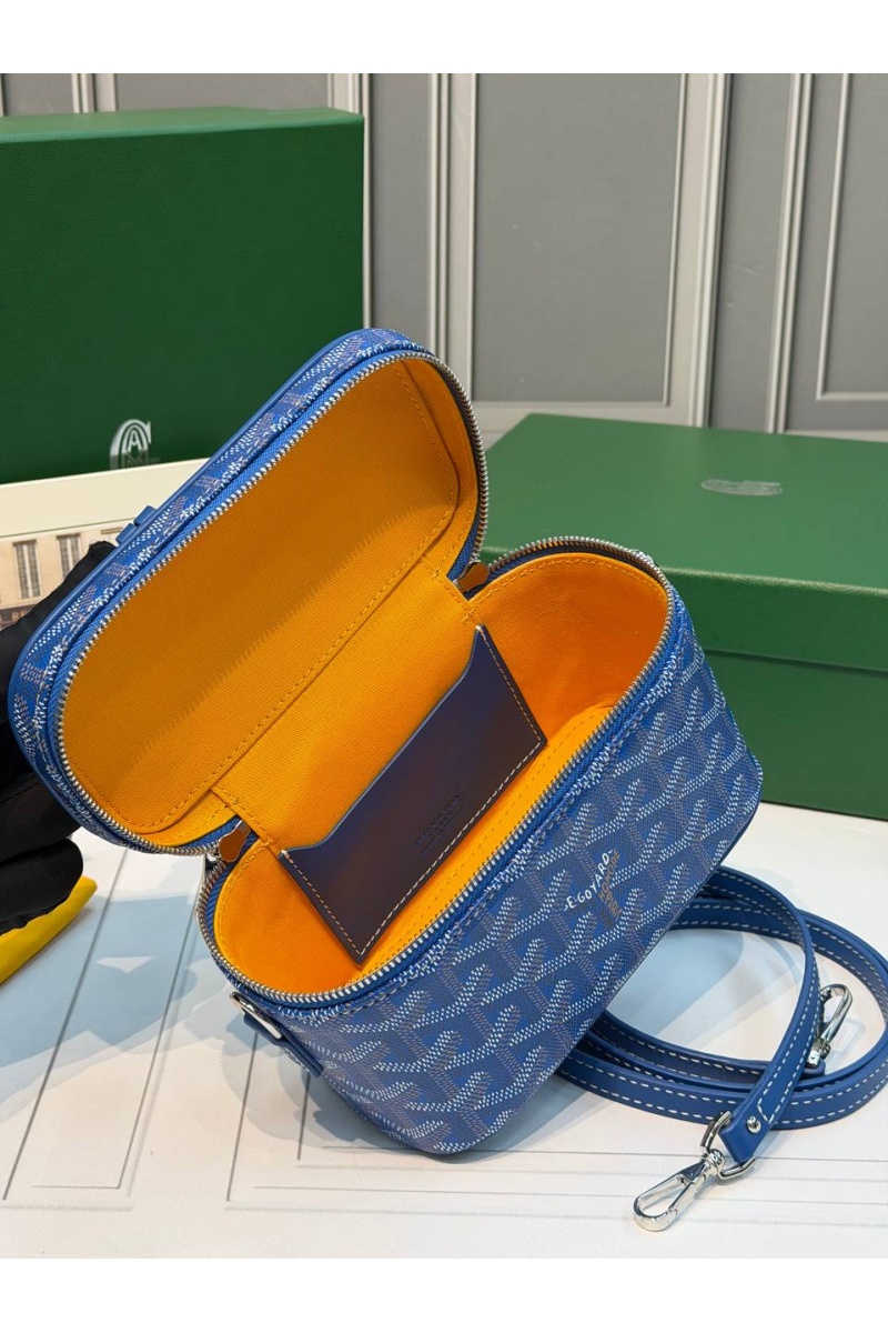 Designer Clothing Кожаная сумка Goyard Muse Mini Vanity ​premium 16,5x10,5x8 см