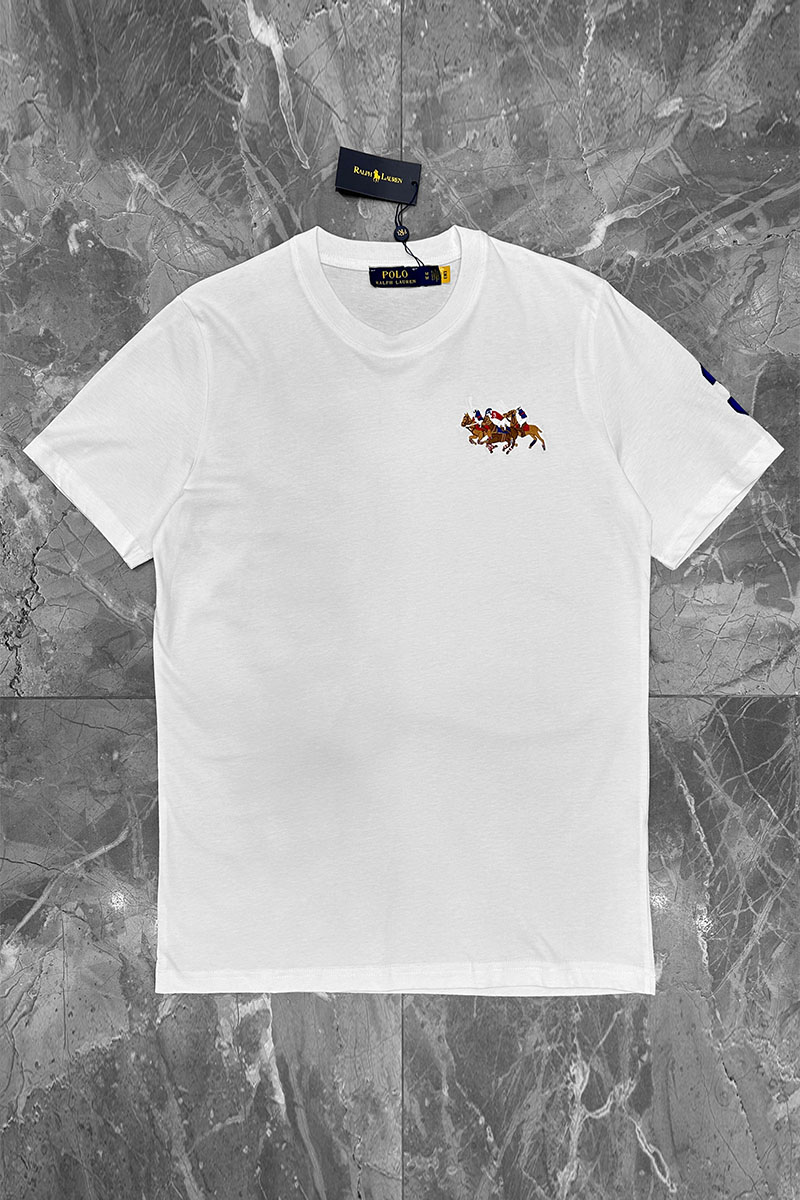 Polo Ralph Lauren Мужская белая футболка Match Club