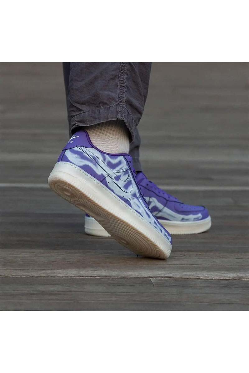 Nike Кроссовки AF1 Low "Skeleton" - Purple