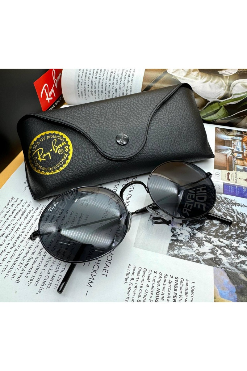 Ray-Ban Солнцезащитные очки Oval Metal - Black