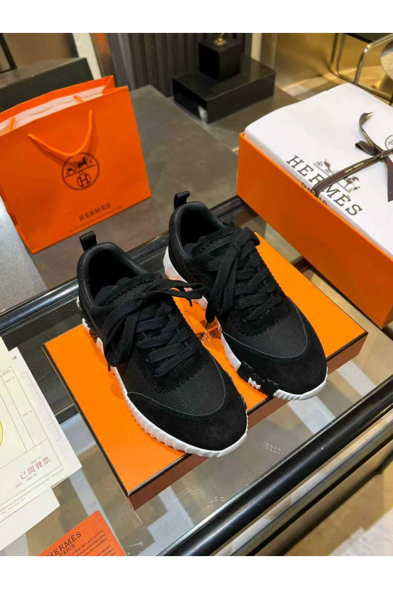 Hermes Женские комбинированные кроссовки Bouncing premium